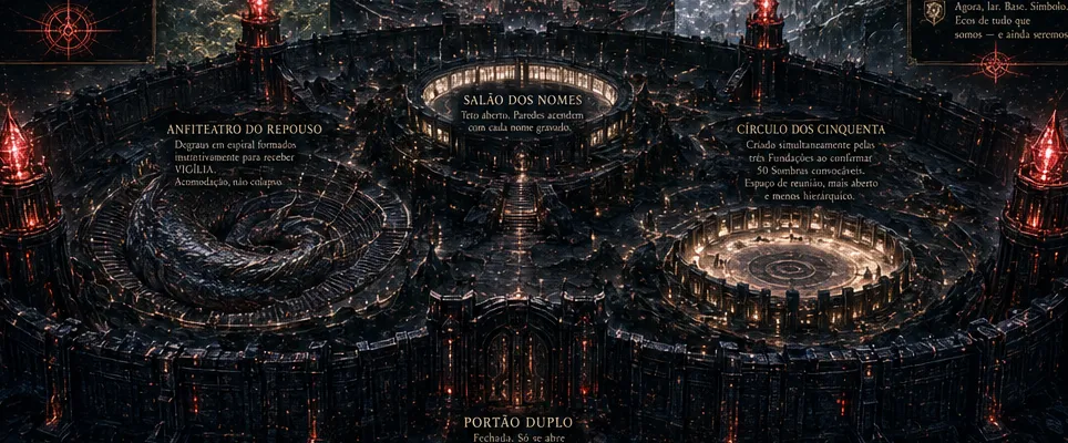 O Santuário Cronal, vista aérea